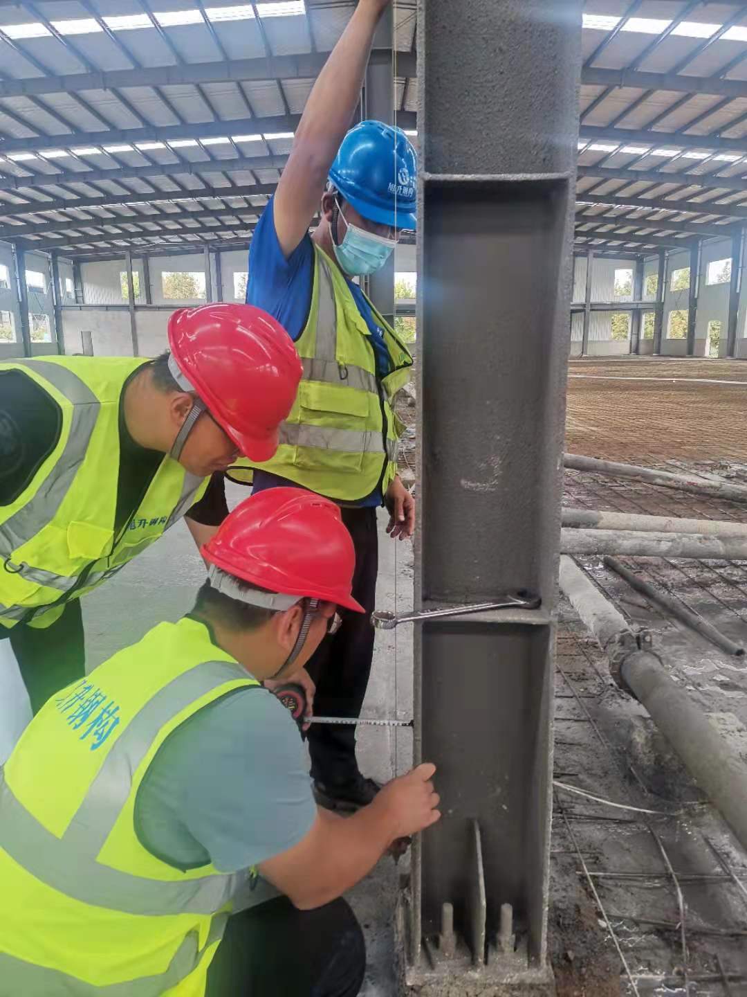 煙臺鋼構工業廠房青易科1#車間工地檢查驗收、結構內部驗收—煙臺旭升鋼結構 煙臺鋼構工業廠房青易科1#車間工地檢查驗收、結構內部驗收—煙臺旭升鋼結構