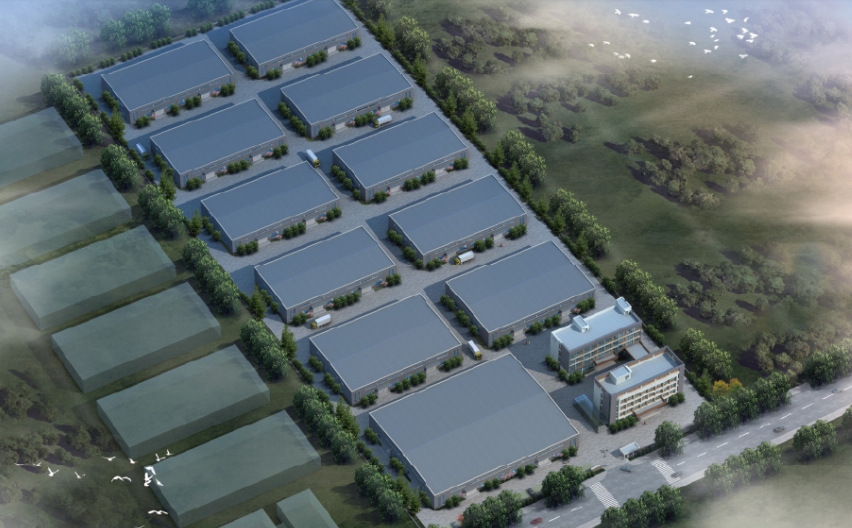 煙臺華拓玻新材料科技有限責任公司廠區工程